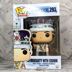 Funko Pop Sherlock 293 Moriarty with Crown MIB